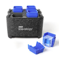 4 Cube ice•ology™ Clear Ice Cube Trays (4) 1.75" Cubes