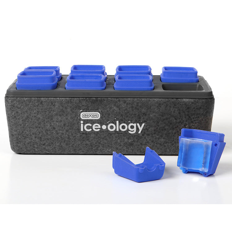 Holiday Ice-ology Bundle 8-Cube Mold + storage tubes