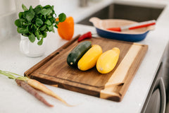 PrepTech Acacia 2 Slot Cutting Board