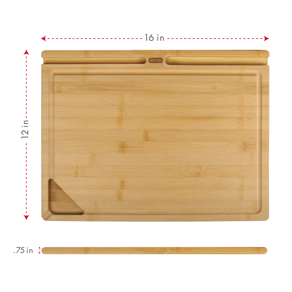 PrepTech Bamboo 2 Slot Cutting Board – Dexas® Online Store