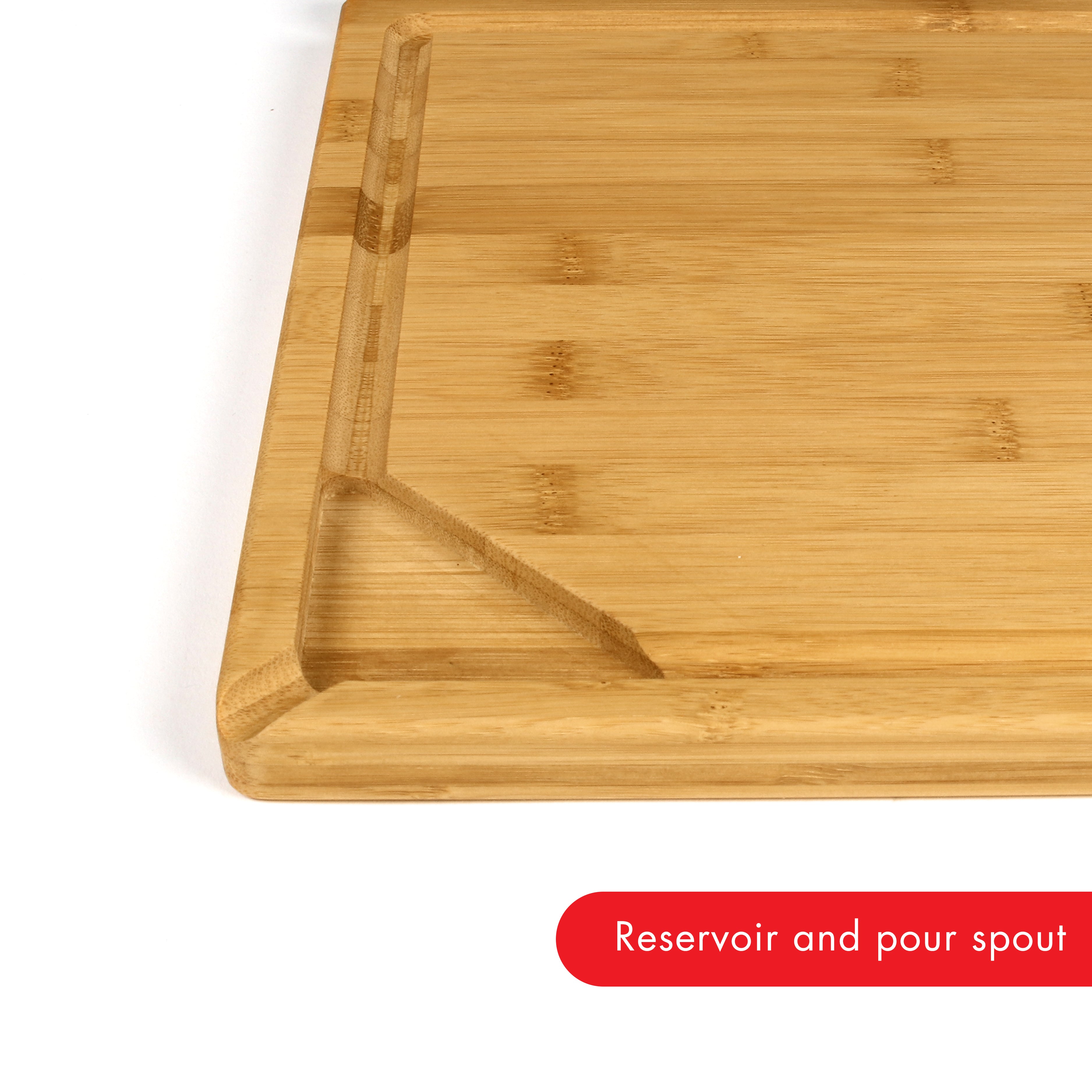 PrepTech Bamboo 2 Slot Cutting Board