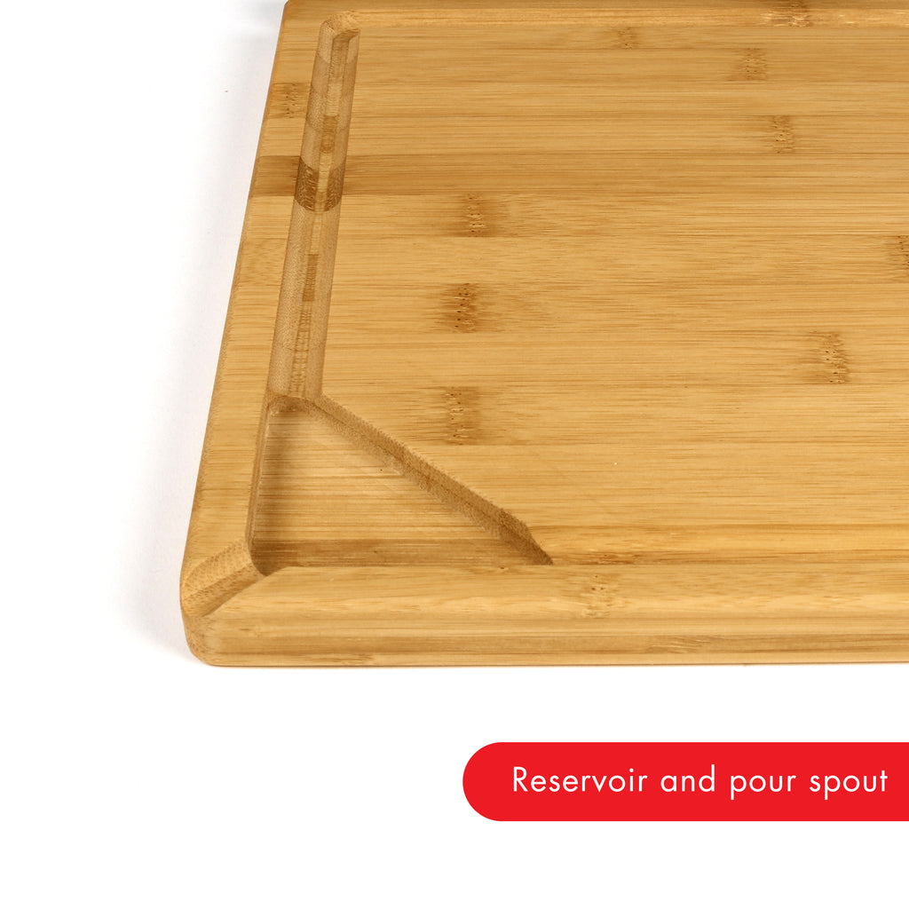 Kitchen Details Extra Large Curved Bamboo Cutting Board