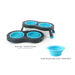 Replacement Bowls for Elevated, Collapsible Feeders.