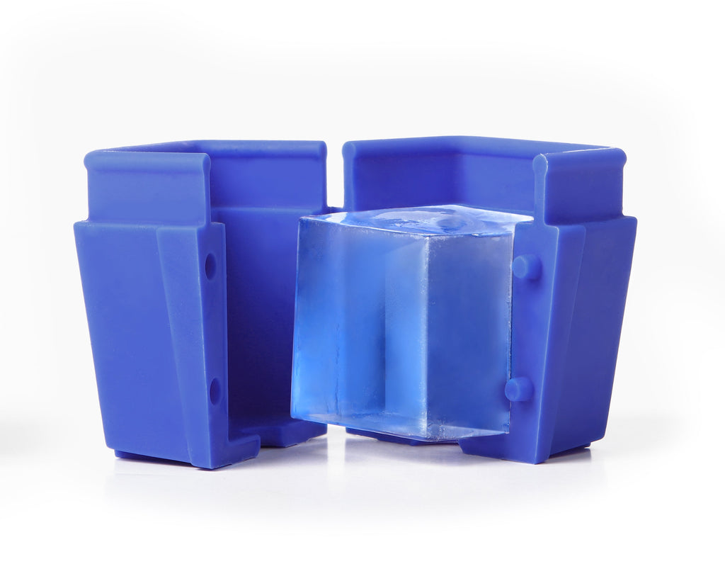 True Cubes Clear Ice Cube Tray: 4-cube tray