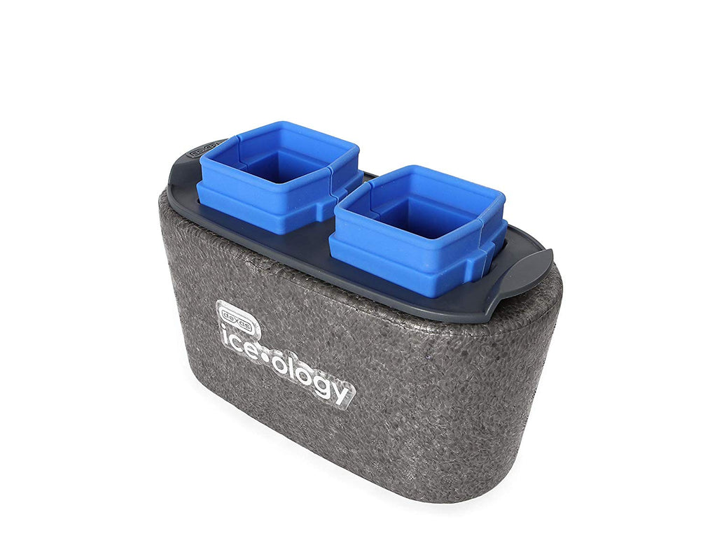 2 Cube ice•ology™ Clear Ice Cube Trays (2) 1.75 Cubes – Dexas