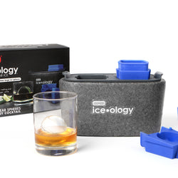 2 Sphere ice•ology™ Clear Ice Cube Trays (2) 2" Spheres