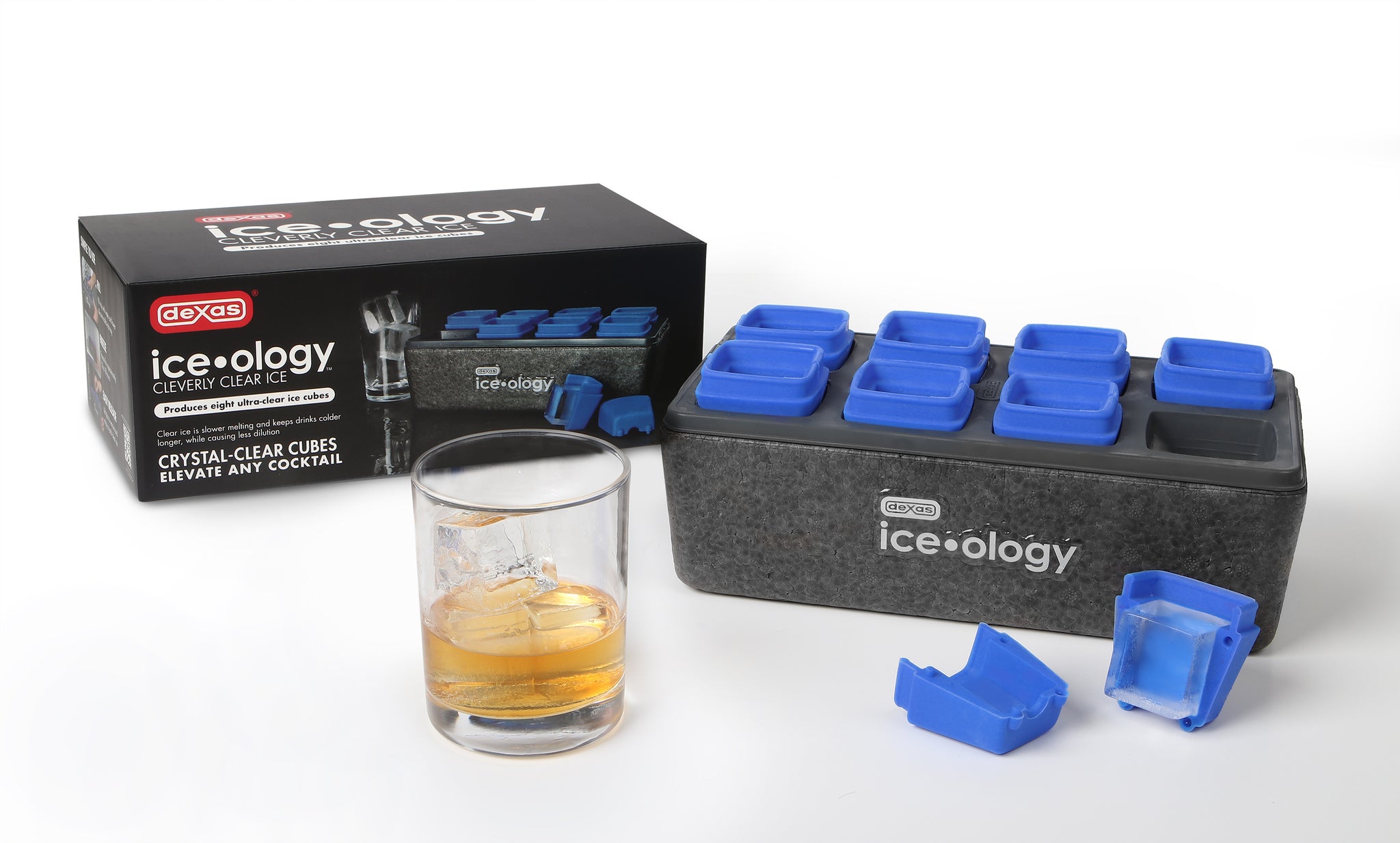 It's never been easier to make "bar quality" clear ice at home! Ice-ology removes impurities and bubbles during the freezing process, resulting in crystal clear ice for your beverages