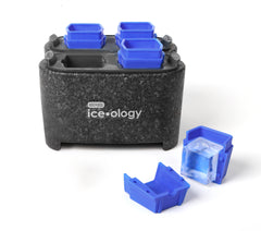 4 Cube ice•ology™ Clear Ice Cube Trays (4) 1.75