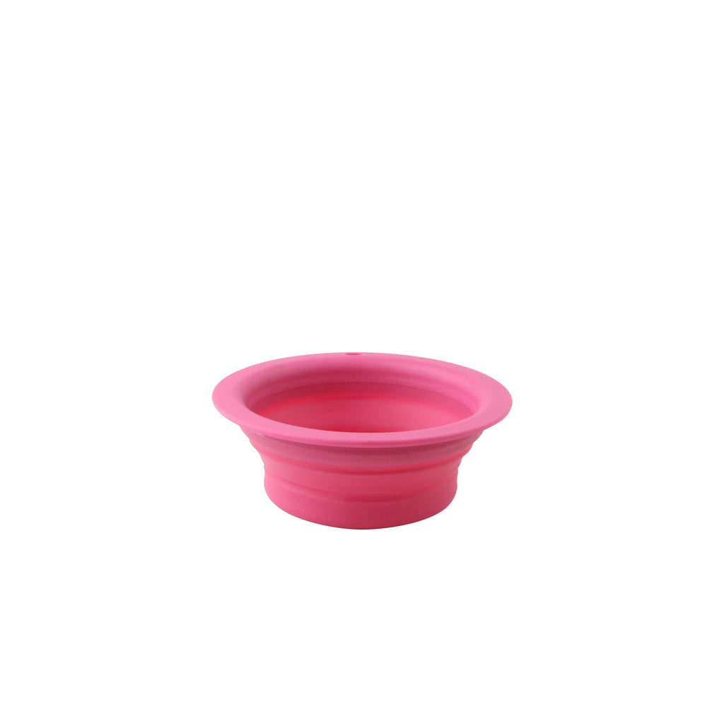 Top Paw Silicone Mat with Double Dog Bowls | PetSmart Pink